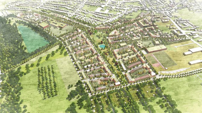 Köln Neubausiedlung Sahle Rondorf Nord